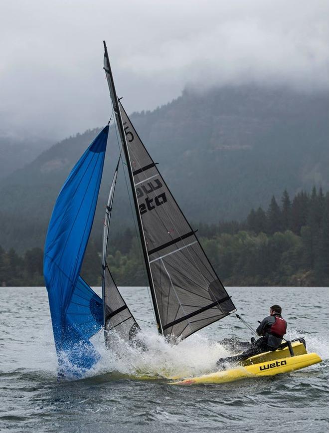 West Coast Sailing's Andrew taking a dive © Sean Trew